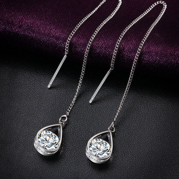 Crystal Water Drop Earrings
