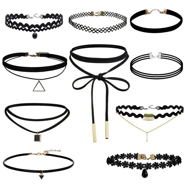 Black Velvet Choker Necklace