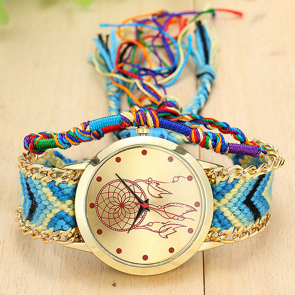 Knitted Dreamcatcher Friendship Watch