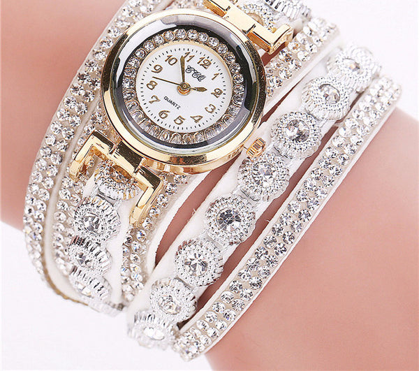 Luxury Rhinestone Bracelet Watch