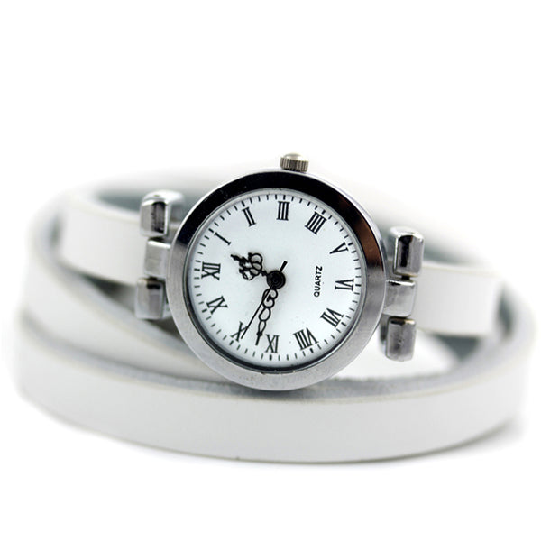 Long Leather Vintage Watch