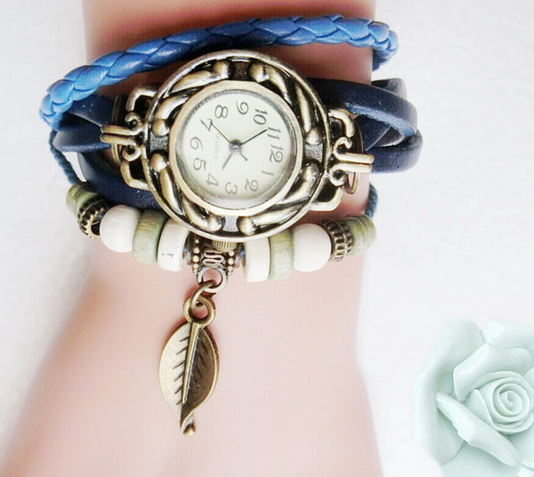Genuine Leather Vintage Quartz