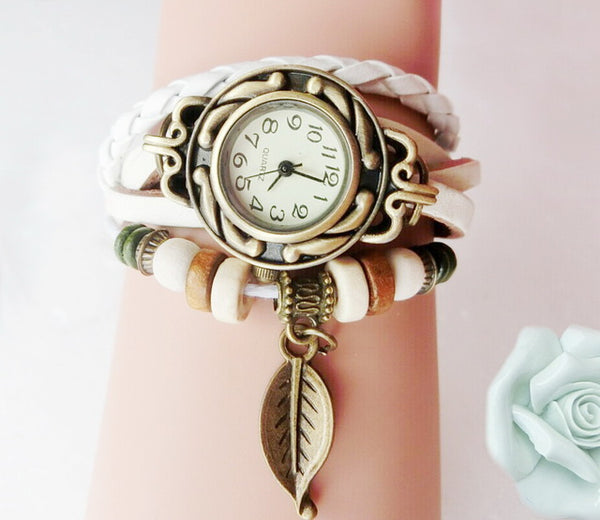 Genuine Leather Vintage Quartz