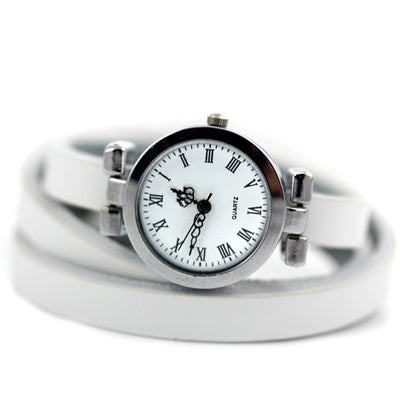 Long Leather Vintage Watch